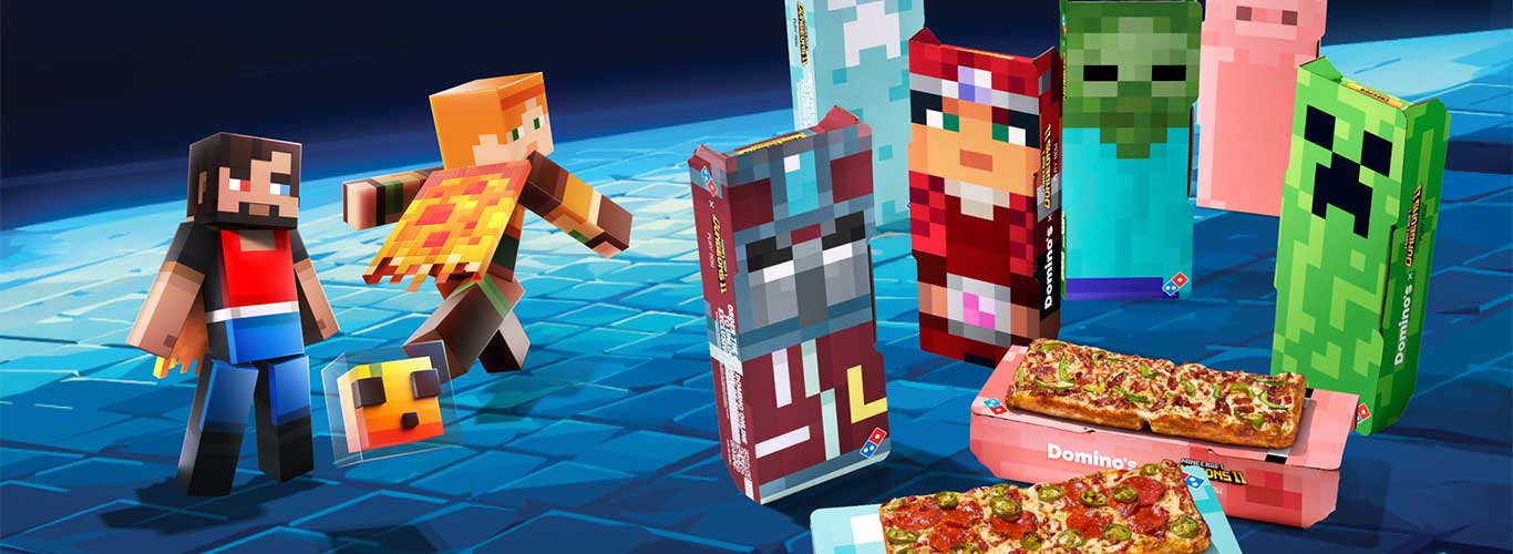 Featured - Domino's x Minecraft Dungeons II
